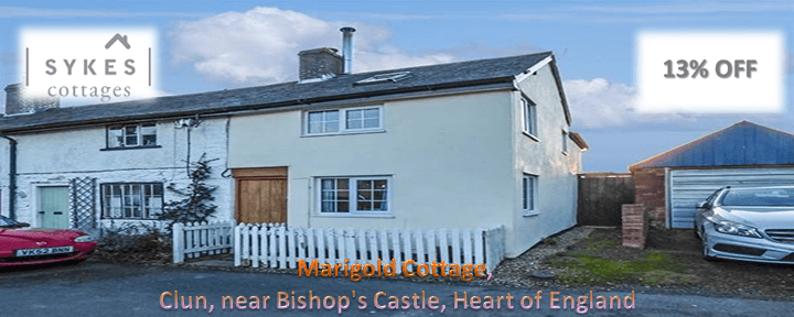 Marigold Cottage, Clun near Bishop’s Castle, Heart of&nbsp;England