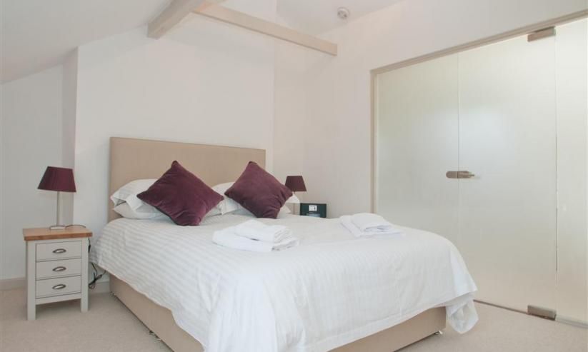 Master bedroom with King-size bed